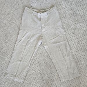 Vintage Women's Linen Capri Pants